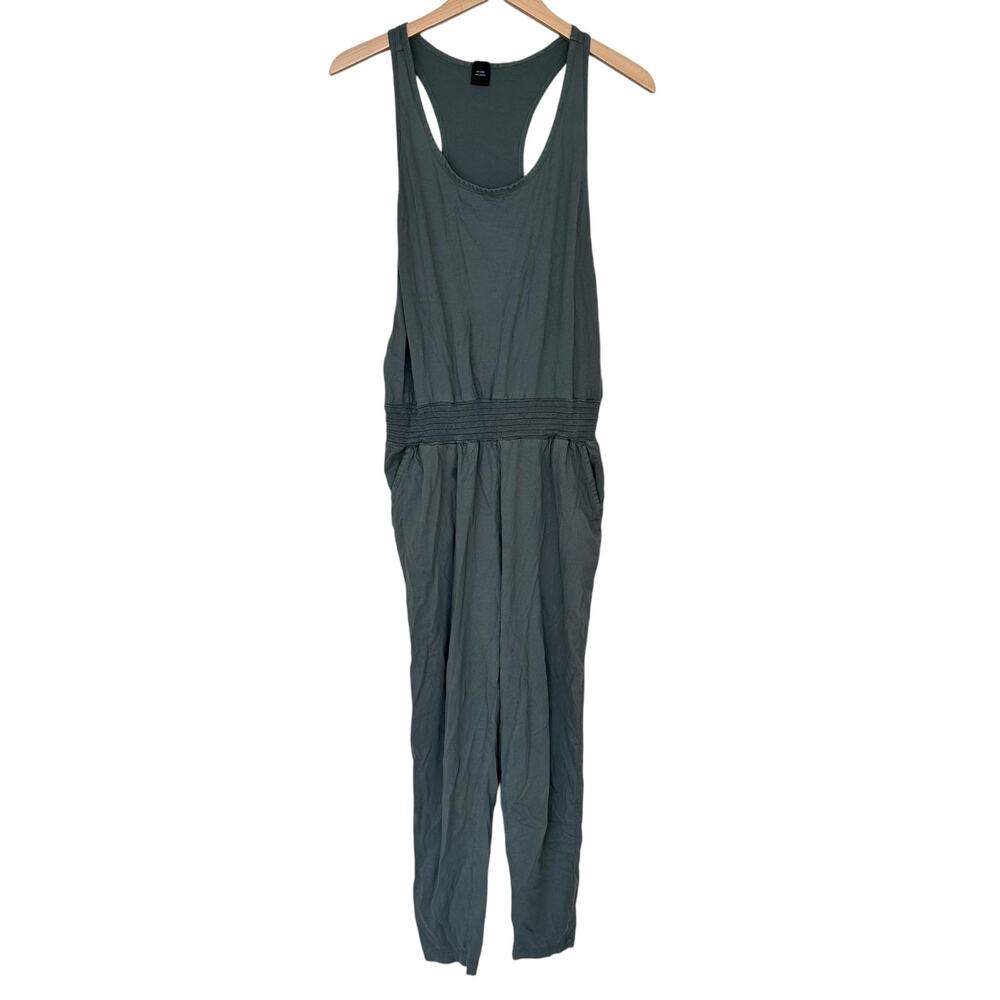 Bobi Los Angeles Green Sleeveless Jumpsuit Sz M